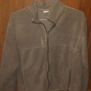 Large Sand Columbia 1/4 Zip Fleece